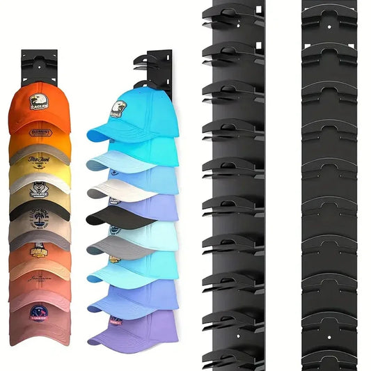 Hat Rack for Baseball Caps Multifunctional Storage Wall Cap Hanger Storage Cap Organizer Hat Holder for Door Closet