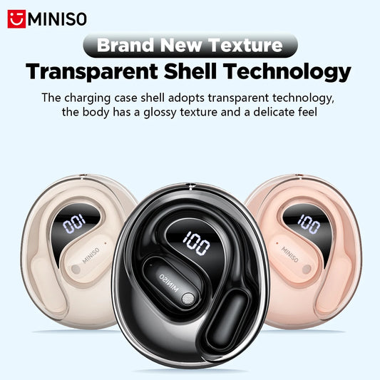 Translator MINISO MS190 New OWS Wireless Headphones Sport Waterproof Headsets  Intelligent Bluetooth Translation Earbuds