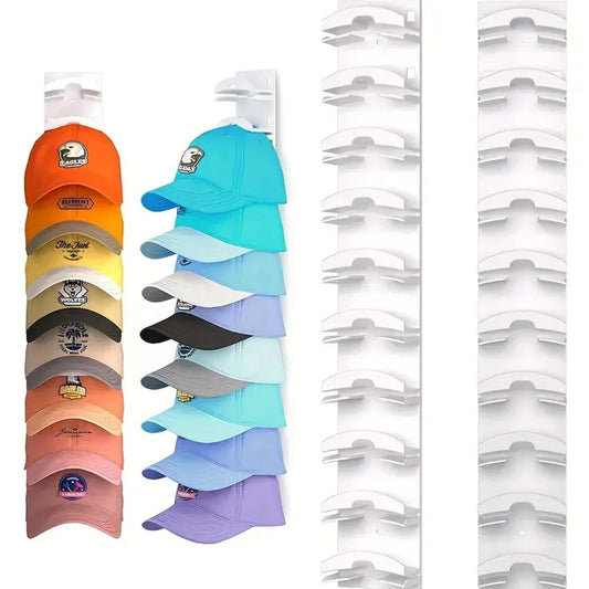 Hat Rack for Baseball Caps Multifunctional Storage Wall Cap Hanger Storage Cap Organizer Hat Holder for Door Closet